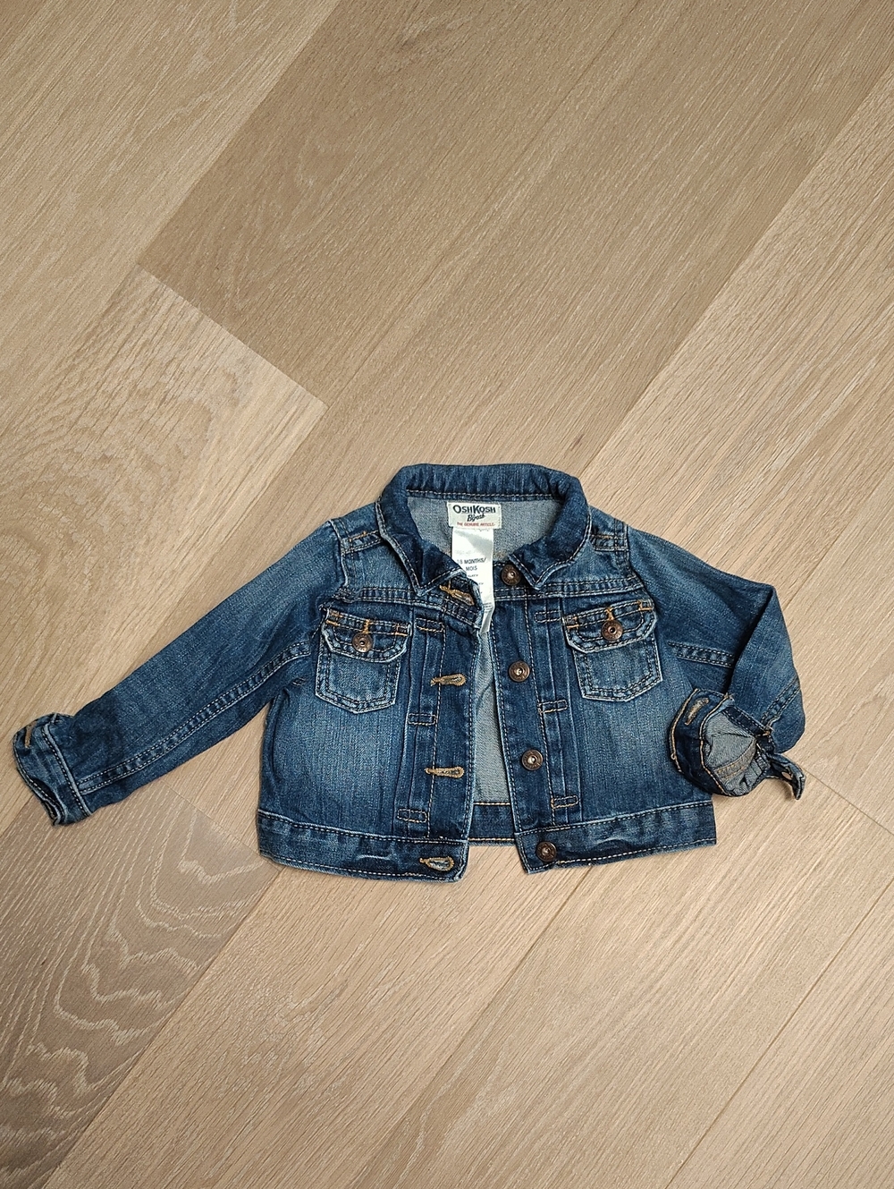 OshKosh B'gosh Toddler Denim Jacket in Medium Blue
